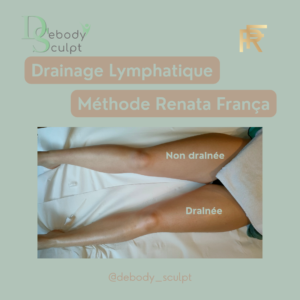 Drainage lymphatique Renata França jambes