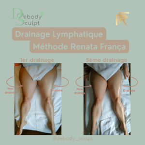 Drainage lymphatique Renata França chez Debody Sculpt